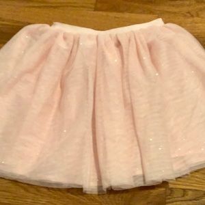Pink glittery skirt